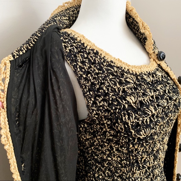 MOSCHINO cheap and chic Cotton/Straw Weaved Suit - Picture 5 of 8